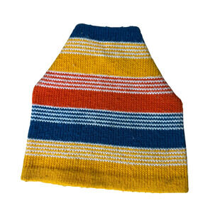 Vintage Wigwam Mills Beanie Hat Cap Striped Knit 70s 80s Acrylic Ski Winter